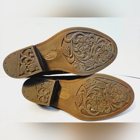 Sofft Ameera Cow hair & leather Animal Print Heeled Mule - Picture 14 of 14